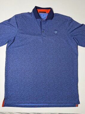 Greyson Golf Polo Shirt Men's Large Performance Sweetens Cove Leopard Print